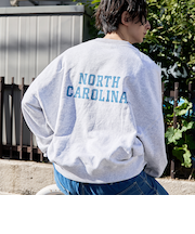 DISCUS（ディスカス）別注 カレッジプリントスウェット