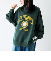 DISCUS（ディスカス）別注 カレッジプリントスウェット