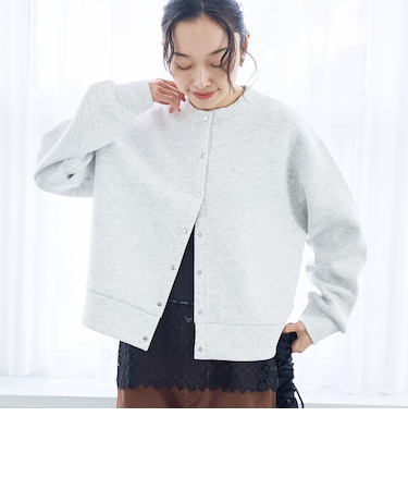 ダンボールスナップカーディガン