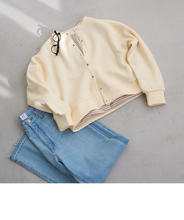 ダンボールスナップカーディガン