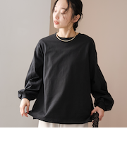 【リニューアル】USAコットン ボリュームスリーブロンT