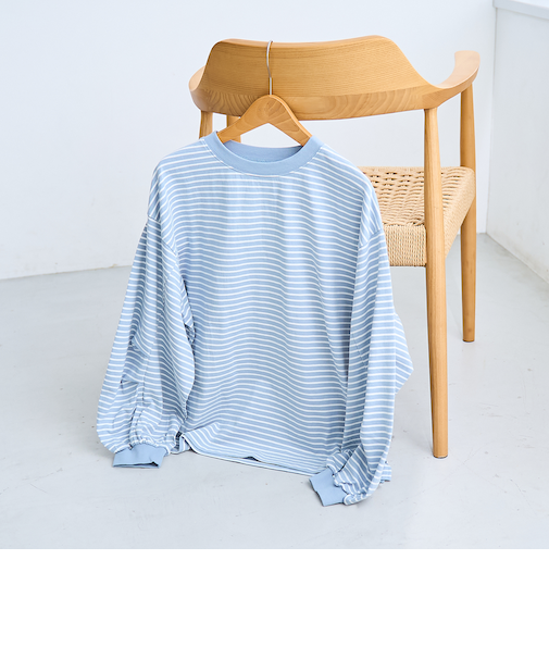 【リニューアル】USAコットン ボリュームスリーブロンT