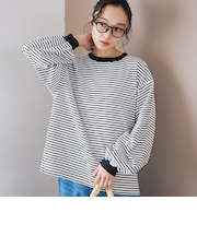 【リニューアル】USAコットン ボリュームスリーブロンT