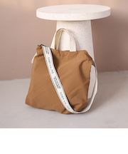 coen（コーエン）ロゴテープショルダーバッグ