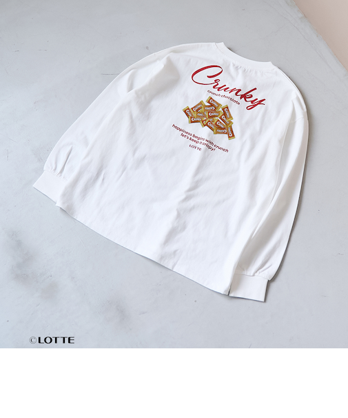 【CRUNKY（クランキー）/別注】アソートロゴロンT