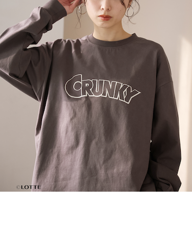 【CRUNKY（クランキー）/別注】アソートロゴロンT