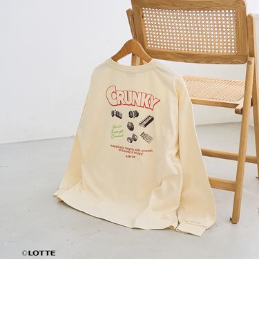 【CRUNKY(クランキー)/別注】アソートロゴロンT