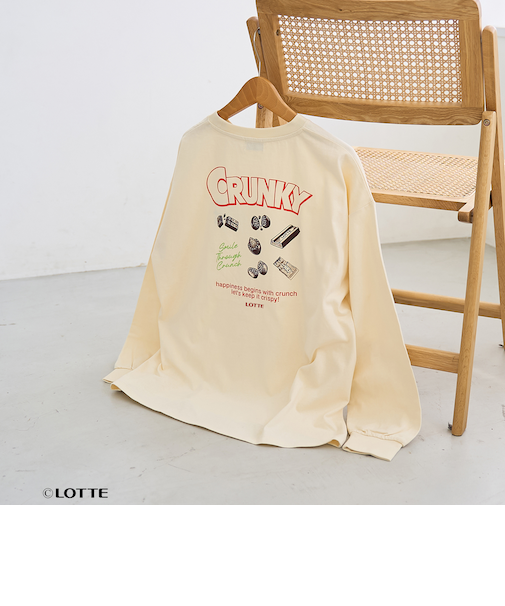 【CRUNKY(クランキー)/別注】アソートロゴロンT