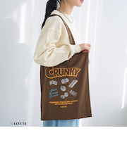 【CRUNKY（クランキー）/別注】アソートロゴトートバッグ