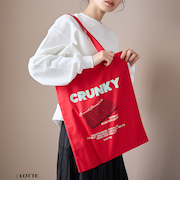 【CRUNKY（クランキー）/別注】アソートロゴトートバッグ