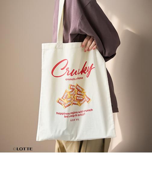 【CRUNKY（クランキー）/別注】アソートロゴトートバッグ