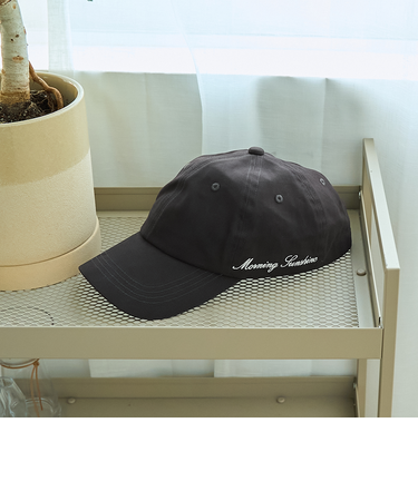 ロゴ刺繍ツイルキャップ