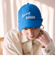 ロゴ刺繍ツイルキャップ