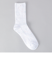 カラーネップヤーンリブソックス