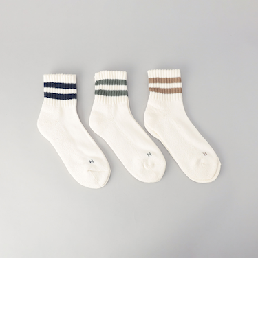 HealthKnit（ヘルスニット）2ラインソックス【3足セット】