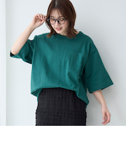 RepurヘビーコットンポケットTシャツ【抗菌性、消臭性】