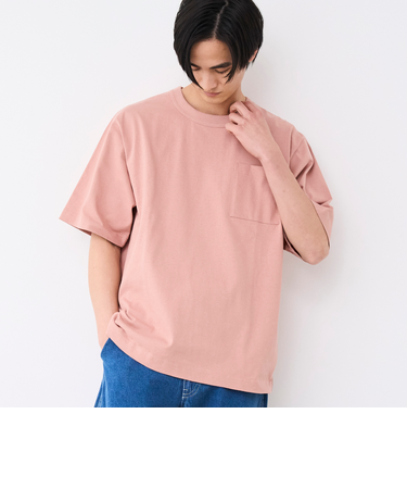 RepurヘビーコットンポケットTシャツ【抗菌性、消臭性】