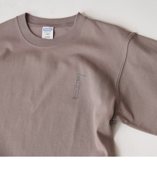 KiyokazuTsujinoイラストプリントTシャツ【抗菌性、消臭性】