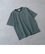 RepurヘビーコットンボーダーTシャツ【抗菌性、消臭性】