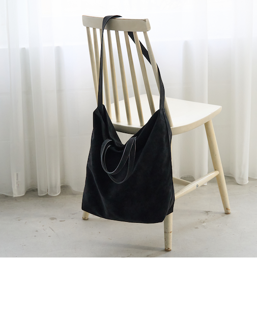 スエードライク 2wayトートバッグ