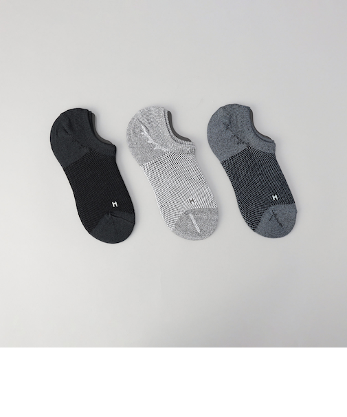 Healthknit（ヘルスニット）メッシュスニーカーインソックス【3足セット】