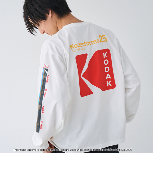 【Kodak/コダック】プリント ロングスリーブTシャツ