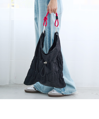 2wayパラコードギャザーハンドバッグ（Sサイズ）