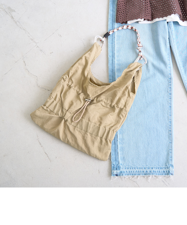 2wayパラコードギャザーハンドバッグ（Sサイズ）