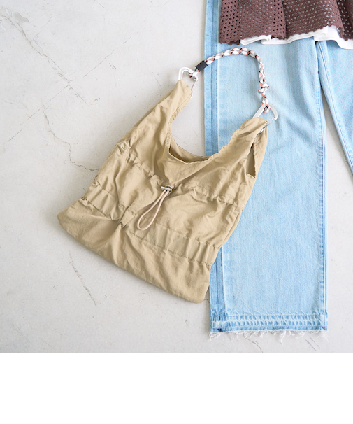 2wayパラコードギャザーハンドバッグ（Sサイズ）