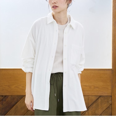 【Feel Soft】パイルレギュラーカラーシャツ