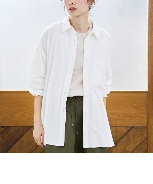 【Feel Soft】パイルレギュラーカラーシャツ