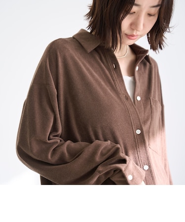 【Feel Soft】パイルレギュラーカラーシャツ