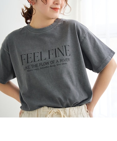ピグメントアソートロゴプリントTシャツ