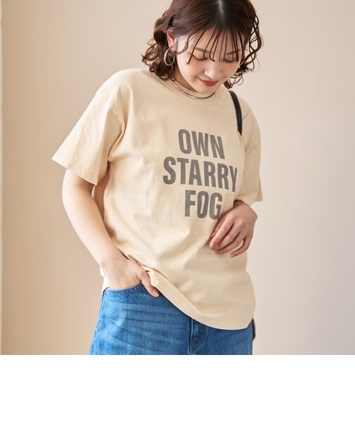 ピグメントアソートロゴプリントTシャツ