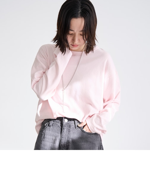 【Feel Soft】接結 ロングスリーブTシャツ