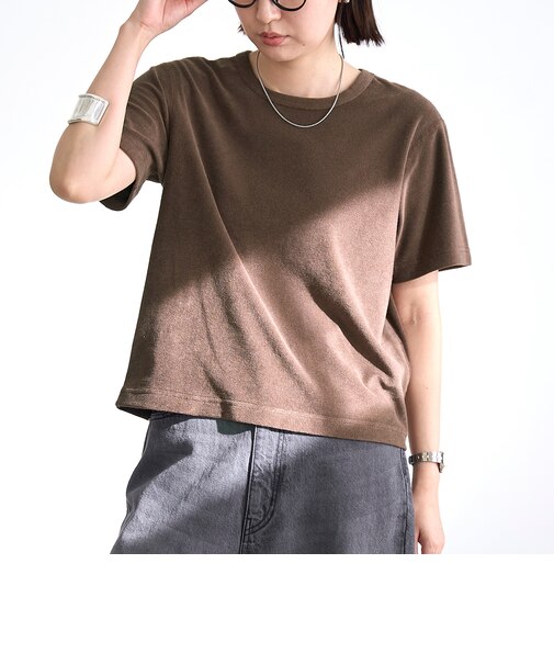 【Feel Soft】パイル半袖Tシャツ