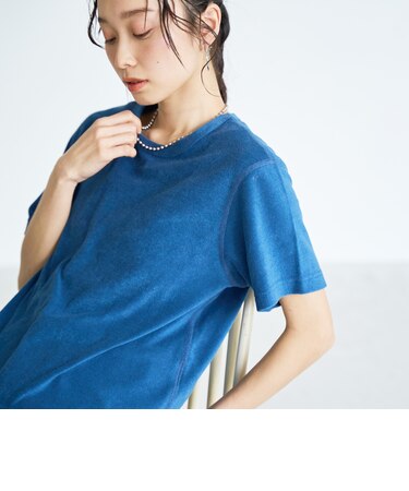 【Feel Soft】パイル半袖Tシャツ