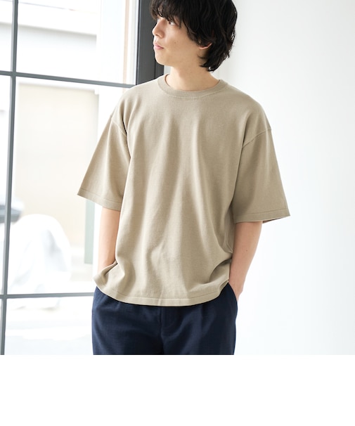 コンフォートニットプルオーバー  ショートスリーブ【抗ピル、UVカット】