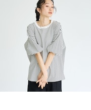 USAコットン ボリューム スリーブ 半袖Tシャツ