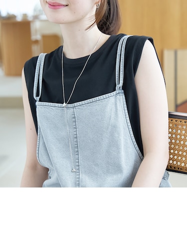 ハートモチーフスライドチェーンネックレス