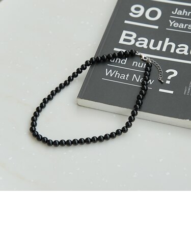 8mmボールビーズネックレス