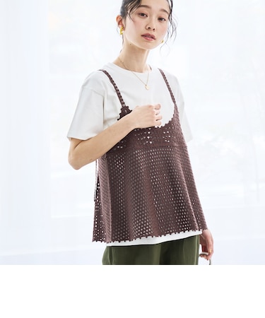 【セットアイテム】クロシェキャミセットT