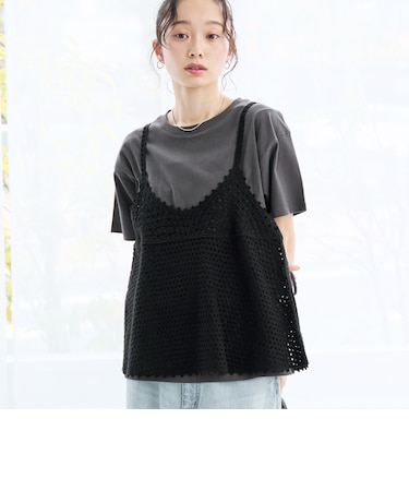 【セットアイテム】クロシェキャミセットT