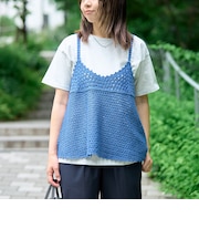 【再入荷 / 新色登場 / セットアイテム】クロシェキャミセットT