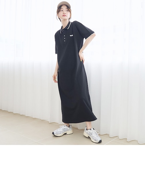 【PENNEYS（ぺニーズ）別注】ベーシックアソートポロ襟ワンピース