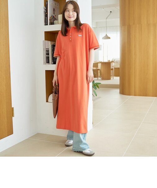 【PENNEYS（ぺニーズ）別注】ベーシックアソートポロ襟ワンピース