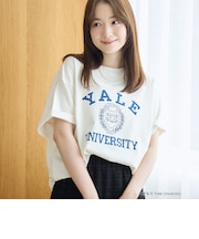 アソートカレッジロゴ プリントTシャツ