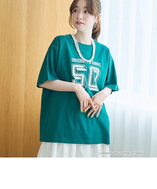 アソートカレッジロゴ プリントTシャツ