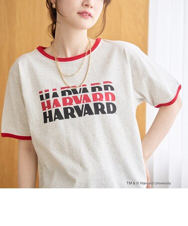 アソートカレッジロゴ 配色リンガーTシャツ