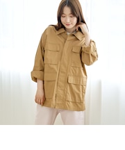 コットンリップストップ サファリジャケット